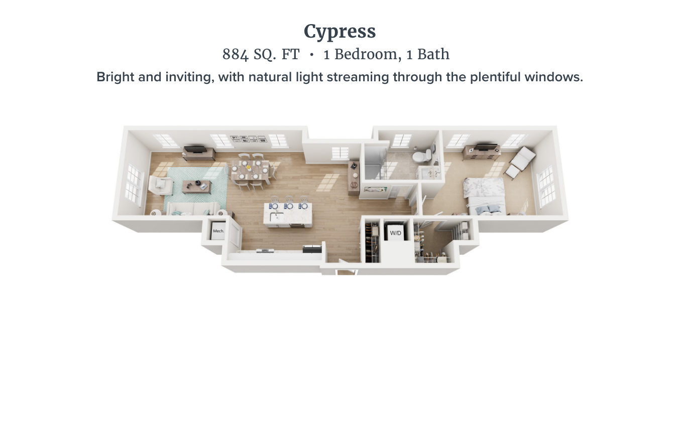 Cypress floor plan