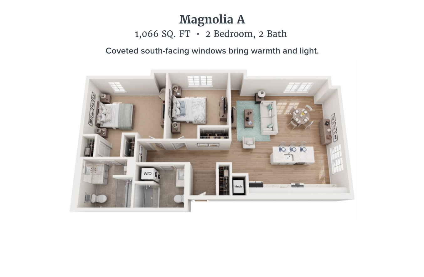 Magnolia A floor plan